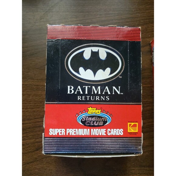 1991 Topps Stadium Club Batman Returns Movie Trading Cards Packs - Picture 1 of 4